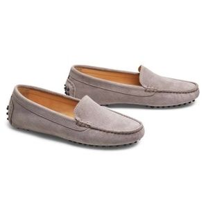 NWT M. Gemi Grey Suede Loafers